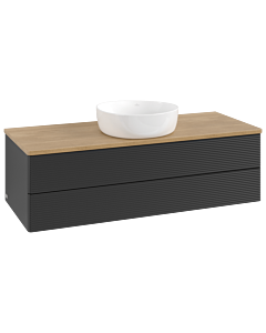 Villeroy & Boch Antao Waschtischunterschrank 1200x360x500mm L21111PD mit Beleuchtung mit Struktur FK/AP: PD/1