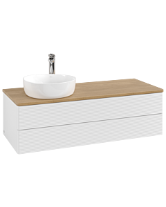 Villeroy & Boch Antao Waschtischunterschrank 1200x360x500mm L22151GF mit Beleuchtung mit Struktur FK/AP: GF/1