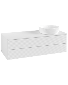 Villeroy & Boch Antao Waschtischunterschrank 1200x360x500mm L23110GF mit Beleuchtung mit Struktur FK/AP: GF/0