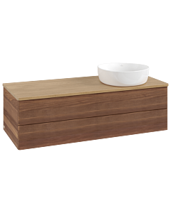 Villeroy & Boch Antao Waschtischunterschrank 1200x360x500mm L23111HM mit Beleuchtung mit Struktur FK/AP: HM/1