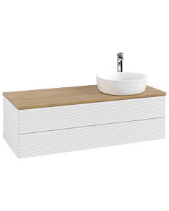 Villeroy & Boch Antao Waschtischunterschrank 1200x360x500mm L23151GF mit Beleuchtung mit Struktur FK/AP: GF/1