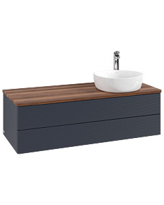 Villeroy & Boch Antao Waschtischunterschrank 1200x360x500mm L23152HG mit Beleuchtung mit Struktur FK/AP: HG/2