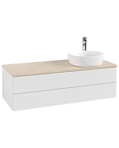 Villeroy & Boch Antao Waschtischunterschrank 1200x360x500mm L23153GF mit Beleuchtung mit Struktur FK/AP: GF/3