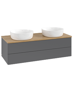 Villeroy & Boch Antao vanity unit 1200x360x500mm L24011GK with lighting FK/AP: GK/ 2000