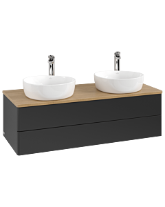 Villeroy & Boch Antao Waschtischunterschrank 1200x360x500mm L24051PD mit Beleuchtung FK/AP: PD/1