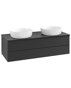 Villeroy & Boch Antao Waschtischunterschrank 1200x360x500mm L24110PD mit Beleuchtung mit Struktur FK/AP: PD/0