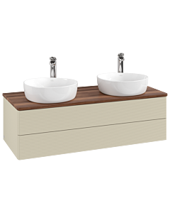 Villeroy & Boch Antao Waschtischunterschrank 1200x360x500mm L24152HJ mit Beleuchtung mit Struktur FK/AP: HJ/2