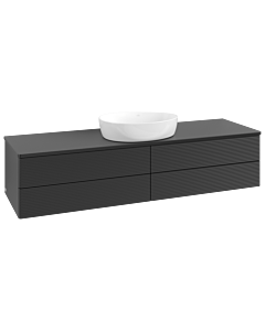 Villeroy & Boch Antao Waschtischunterschrank 1600x360x500mm L25150PD mit Beleuchtung mit Struktur FK/AP: PD/0