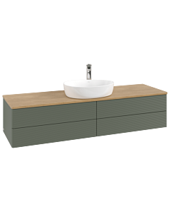 Villeroy & Boch Antao Waschtischunterschrank 1600x360x500mm L25151HL mit Beleuchtung mit Struktur FK/AP: HL/1