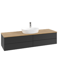 Villeroy & Boch Antao Waschtischunterschrank 1600x360x500mm L25151PD mit Beleuchtung mit Struktur FK/AP: PD/1