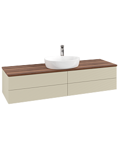 Villeroy & Boch Antao Waschtischunterschrank 1600x360x500mm L25152HJ mit Beleuchtung mit Struktur FK/AP: HJ/2