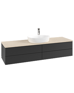 Villeroy & Boch Antao Waschtischunterschrank 1600x360x500mm L25153PD mit Beleuchtung mit Struktur FK/AP: PD/3