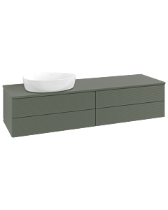 Villeroy & Boch Antao Waschtischunterschrank 1600x360x500mm L26150HL mit Beleuchtung mit Struktur FK/AP: HL/0