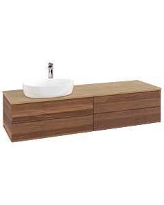 Villeroy & Boch Antao vanity unit 1600x360x500mm L26151HM with lighting with structure FK/AP: HM/ 2000