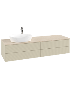 Villeroy & Boch Antao meuble sous vasque 1600x360x500mm L26153HJ avec éclairage avec structure FK/AP: HJ/3