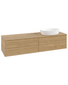 Villeroy & Boch Antao Waschtischunterschrank 1600x360x500mm L27011HN mit Beleuchtung FK/AP: HN/1