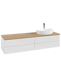 Villeroy & Boch Antao Waschtischunterschrank 1600x360x500mm L27051GF mit Beleuchtung FK/AP: GF/1