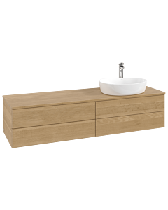 Villeroy & Boch Antao Waschtischunterschrank 1600x360x500mm L27051HN mit Beleuchtung FK/AP: HN/1