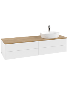 Villeroy & Boch Antao Waschtischunterschrank 1600x360x500mm L27051MT mit Beleuchtung FK/AP: MT/1