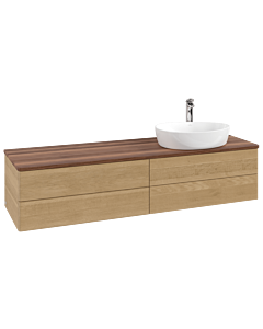 Villeroy & Boch Antao Waschtischunterschrank 1600x360x500mm L27052HN mit Beleuchtung FK/AP: HN/2