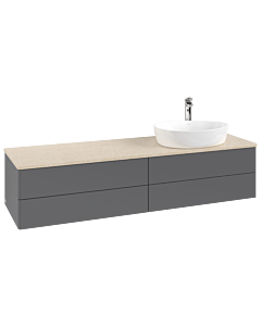 Villeroy & Boch Antao Waschtischunterschrank 1600x360x500mm L27053GK mit Beleuchtung FK/AP: GK/3