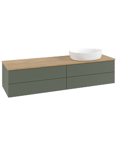 Villeroy & Boch Antao Waschtischunterschrank 1600x360x500mm L27111HL mit Beleuchtung mit Struktur FK/AP: HL/1