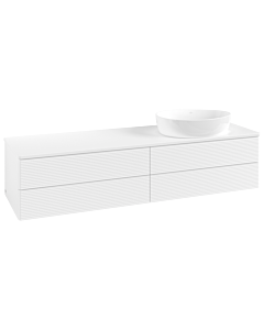 Villeroy & Boch Antao Waschtischunterschrank 1600x360x500mm L27150MT mit Beleuchtung mit Struktur FK/AP: MT/0