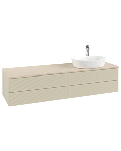 Villeroy & Boch Antao Waschtischunterschrank 1600x360x500mm L27153HJ mit Beleuchtung mit Struktur FK/AP: HJ/3