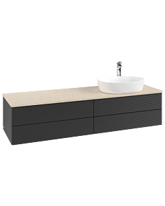 Villeroy & Boch Antao Waschtischunterschrank 1600x360x500mm L27153PD mit Beleuchtung mit Struktur FK/AP: PD/3
