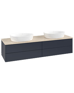 Villeroy & Boch Antao vanity unit 1600x360x500mm L28013HG with lighting FK/AP: HG/3