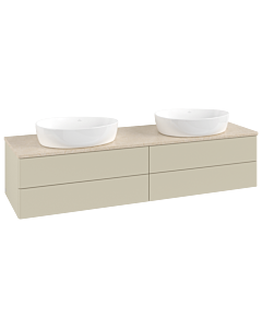 Villeroy & Boch Antao vanity unit 1600x360x500mm L28013HJ with lighting FK/AP: HJ/3