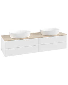 Villeroy & Boch Antao vanity unit 1600x360x500mm L28013MT with lighting FK/AP: MT/3
