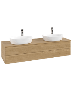 Villeroy & Boch Antao vanity unit 1600x360x500mm L28051HN with lighting FK/AP: HN/ 2000