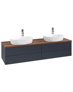 Villeroy & Boch Antao vanity unit 1600x360x500mm L28052HG with lighting FK/AP: HG/2