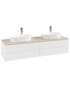 Villeroy & Boch Antao vanity unit 1600x360x500mm L28053MT with lighting FK/AP: MT/3