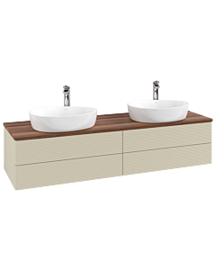 Villeroy & Boch Antao meuble sous vasque 1600x360x500mm L28152HJ avec éclairage avec structure FK/AP: HJ/2