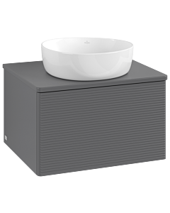 Villeroy & Boch Antao meuble sous vasque 600x360x500mm L29110GK avec éclairage avec structure FK/AP: GK/ 1930