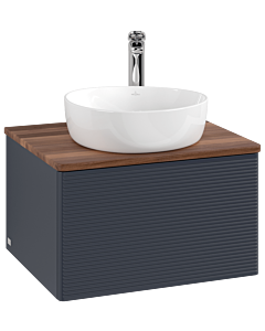 Villeroy & Boch Antao Waschtischunterschrank 600x360x500mm L29152HG mit Beleuchtung mit Struktur FK/AP: HG/2
