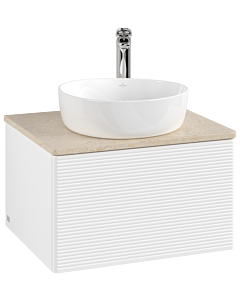 Villeroy & Boch Antao Waschtischunterschrank 600x360x500mm L29153MT mit Beleuchtung mit Struktur FK/AP: MT/3