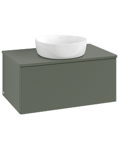 Villeroy & Boch Antao Waschtischunterschrank 800x360x500mm L30110HL mit Beleuchtung mit Struktur FK/AP: HL/0