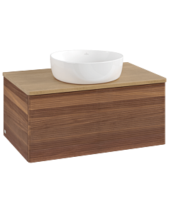 Villeroy & Boch Antao Waschtischunterschrank 800x360x500mm L30111HM mit Beleuchtung mit Struktur FK/AP: HM/1