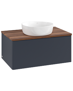 Villeroy & Boch Antao Waschtischunterschrank 800x360x500mm L30112HG mit Beleuchtung mit Struktur FK/AP: HG/2