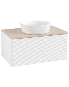 Villeroy & Boch Antao Waschtischunterschrank 800x360x500mm L30113MT mit Beleuchtung mit Struktur FK/AP: MT/3