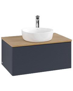 Villeroy & Boch Antao Waschtischunterschrank 800x360x500mm L30151HG mit Beleuchtung mit Struktur FK/AP: HG/1