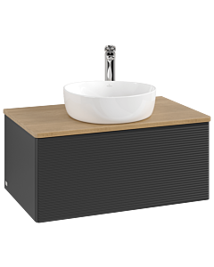 Villeroy & Boch Antao Waschtischunterschrank 800x360x500mm L30151PD mit Beleuchtung mit Struktur FK/AP: PD/1