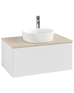 Villeroy & Boch Antao Waschtischunterschrank 800x360x500mm L30153GF mit Beleuchtung mit Struktur FK/AP: GF/3