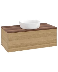 Villeroy & Boch Antao Waschtischunterschrank 1000x360x500mm L31012HN mit Beleuchtung FK/AP: HN/2