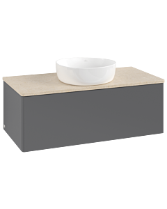 Villeroy & Boch Antao Waschtischunterschrank 1000x360x500mm L31013GK mit Beleuchtung FK/AP: GK/3