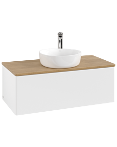 Villeroy & Boch Antao Waschtischunterschrank 1000x360x500mm L31051MT mit Beleuchtung FK/AP: MT/1