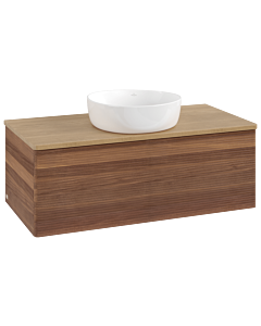 Villeroy & Boch Antao Waschtischunterschrank 1000x360x500mm L31111HM mit Beleuchtung mit Struktur FK/AP: HM/1